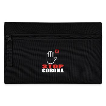 Arrêtez Corona - Trousse - noir - Devant