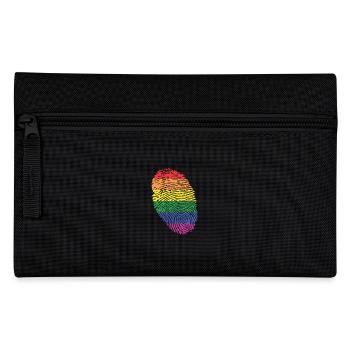 Drapeau arc-en-ciel - Trousse - noir - Devant
