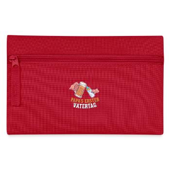 First Father's Day - Pencil Case - red - Front