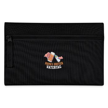 Erster Vatertag - Federtasche - Schwarz - Vorne