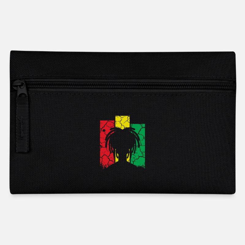 Reggae Musik - Federtasche - Schwarz