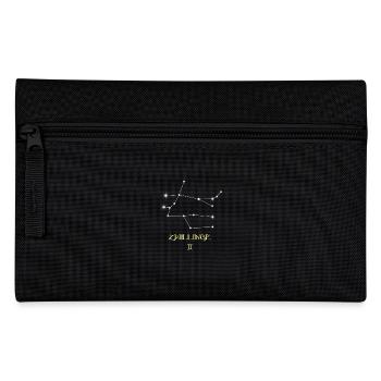Zwilling Sternzeichen - Federtasche - Schwarz - Vorne