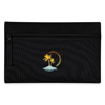 Palm trees - Pencil Case - black - Front