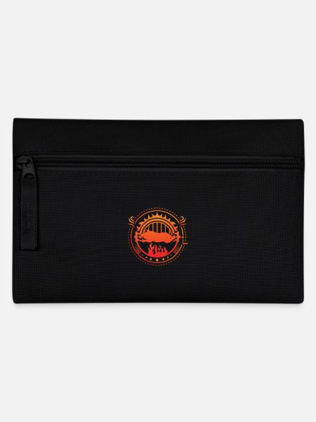 Saugrillen - Federtasche - Schwarz