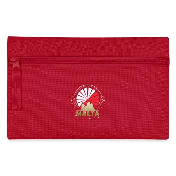 Malta Insel - Federtasche - Rot - Vorne