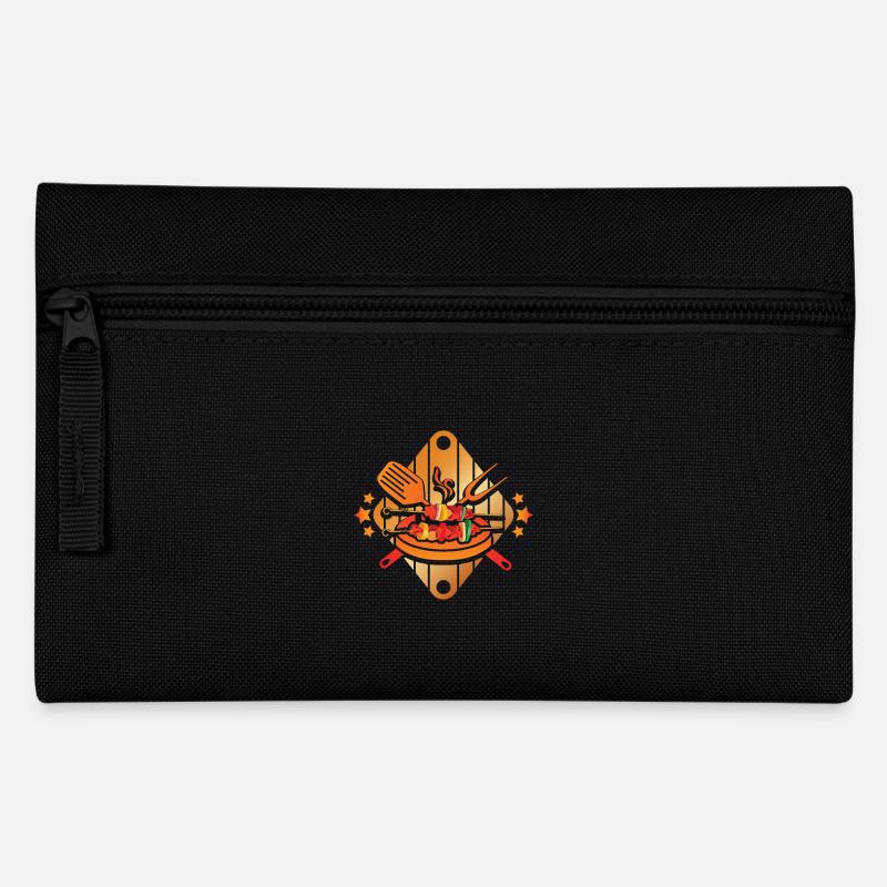 BBQ - Federtasche - Schwarz