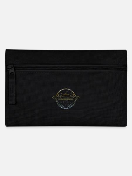 Ufo motiv - Federtasche - Schwarz