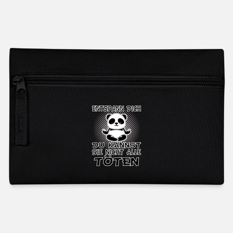 Lustiger Spruch Du kannst Sie nicht alle töten - Federtasche - Schwarz
