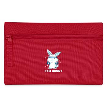 Gym Bunny – Motivateur mignon pour les fans de sport - Trousse - rouge - Devant