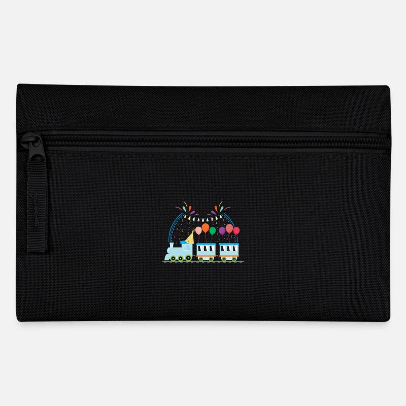 Conception de conducteur de train pour enfants - Trousse - noir