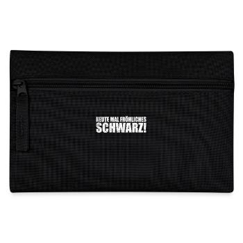 lustiger Spruch Sprüche Witziges Geschenk - Federtasche - Schwarz - Vorne