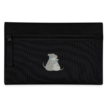 Chien câlin - Trousse - noir - Devant