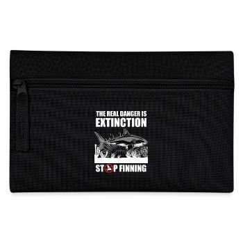 Requins requins requins requins requins cadeau - Trousse - noir - Devant