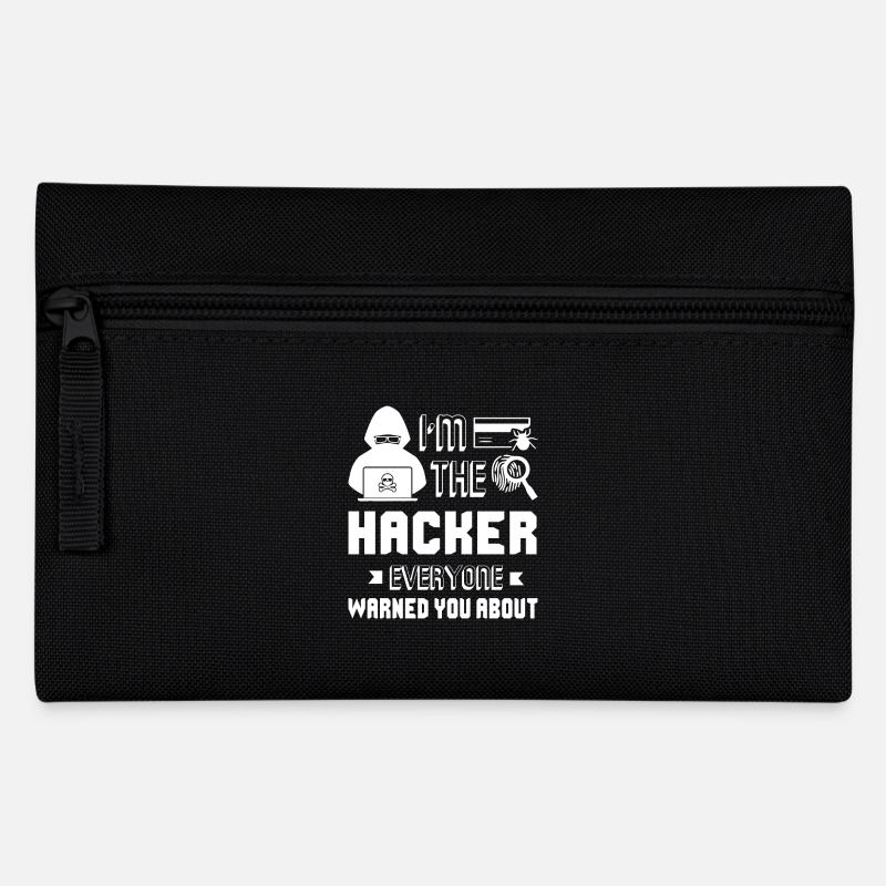 Hacker Ich bin der Hacker - Federtasche - Schwarz