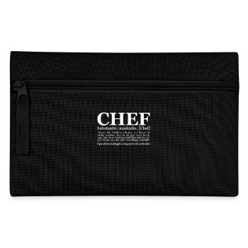 lustiges Chef Geschenk stolzer Chef Idee - Federtasche - Schwarz - Vorne