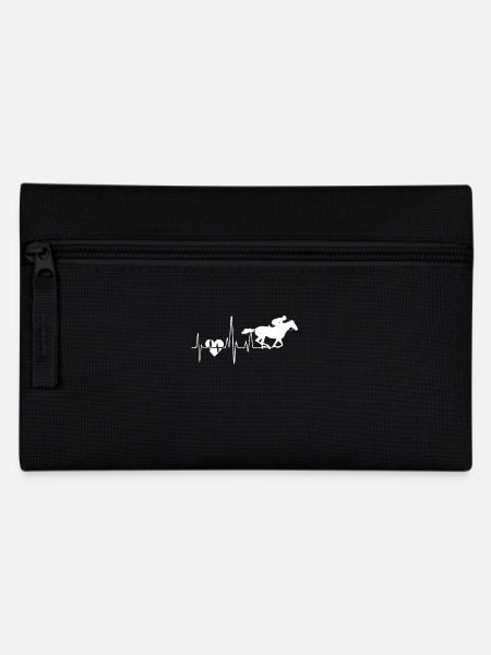 Pferderennen Pferderennen Herzschlag - Federtasche - Schwarz