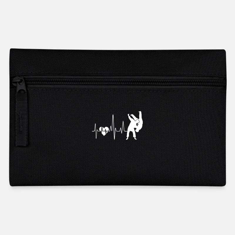 Judo Judo Herzschlag - Federtasche - Schwarz