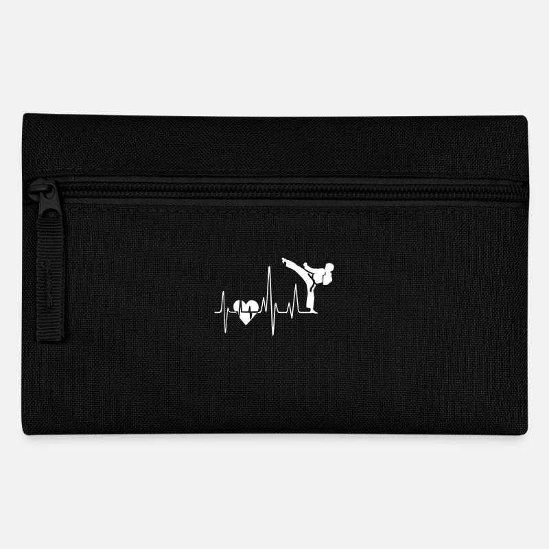 Karate Karate Herzschlag - Federtasche - Schwarz