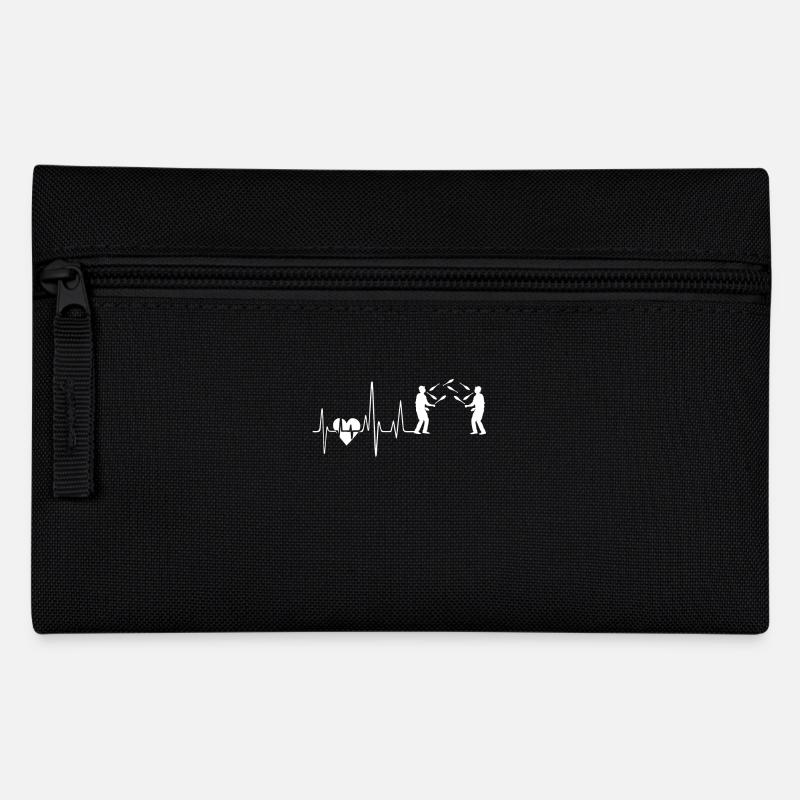 Jonglieren Jonglieren Herzschlag - Federtasche - Schwarz