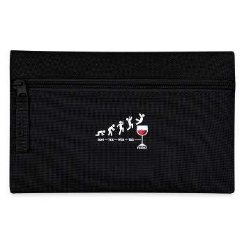 Wine Week Friday Weekend Cool Wine Gift - Pencil Case - black - Front