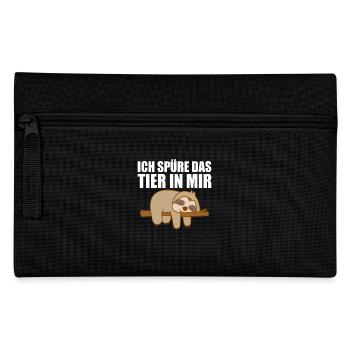 lustiger Spruch Witziges Geschenk Büro Bürohumor - Federtasche - Schwarz - Vorne