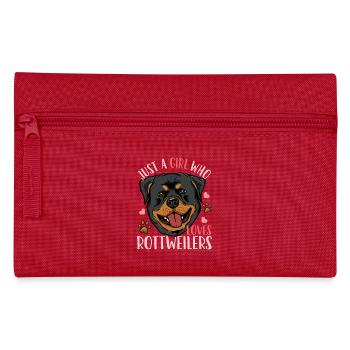 Rottweiler - Federtasche - Rot - Vorne