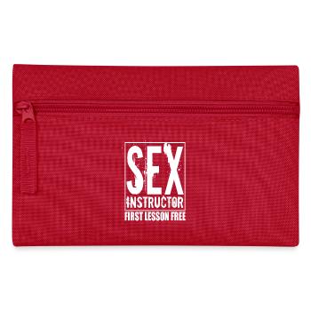 Sex instructor - Pencil Case - red - Front