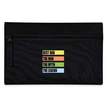 Best Papa Sayings - Pencil Case - black - Front