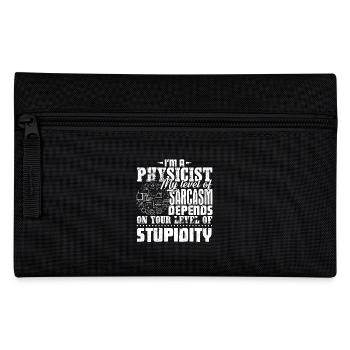Ich bin Physiker - Federtasche - Schwarz - Vorne