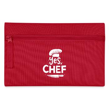 Koch Kochen Chefkoch - Federtasche - Rot - Vorne