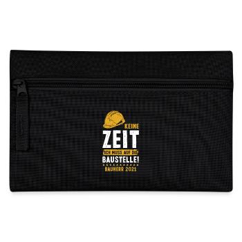 Bauherr 2021 - Federtasche - Schwarz - Vorne