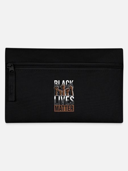 Black lives Matter - Federtasche - Schwarz