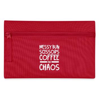 Coiffeur Salon de coiffure Café - Trousse - rouge - Devant