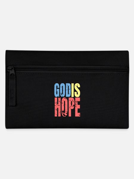 God Hope - Federtasche - Schwarz