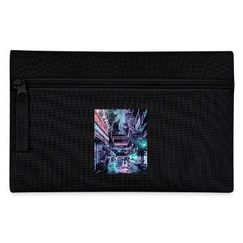Nightly rain in Shanghai, China - Pencil Case - black - Front
