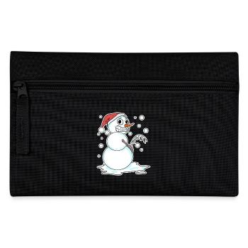 Snowman funny - Pencil Case - black - Front