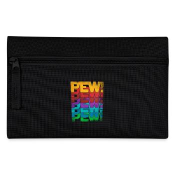 Retro Laser Sound für Gamer mit Sci-Fi Vibes - Federtasche - Schwarz - Vorne