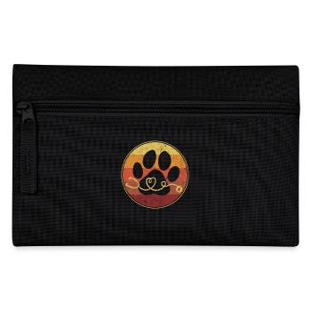 Tierarzt Tech Veterinär Stethoskop Retro - Federtasche - Schwarz - Vorne
