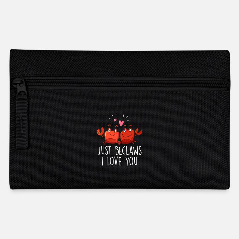 Citation de crabe drôle - Trousse - noir