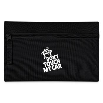 Don't Touch My Car – Für wahre Auto-Fans - Federtasche - Schwarz - Vorne