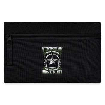 Wiederschaun Meine Herrn – Bundesheer-Abrüster - Federtasche - Schwarz - Vorne