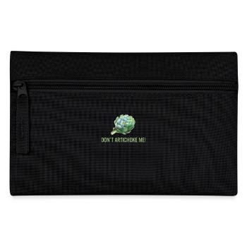 Artichoke pun funny - Pencil Case - black - Front