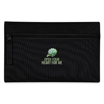 Artichoke saying funny - Pencil Case - black - Front