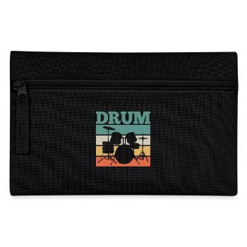 Drummer Drums Retro - Trousse - noir - Devant