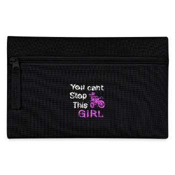 Fille de motocross - Trousse - noir - Devant