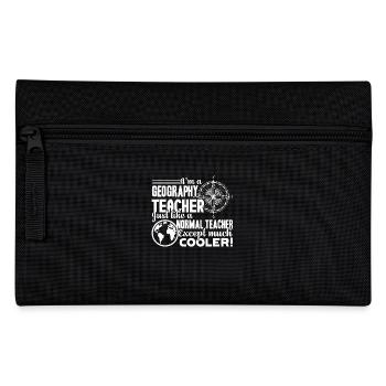 Chemises glacières de professeur de géographie - Trousse - noir - Devant