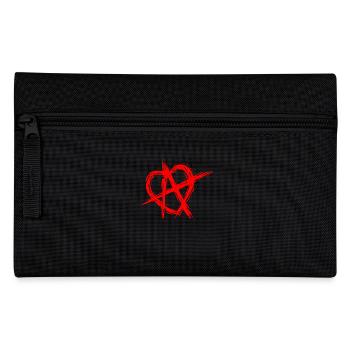 Beziehungsanarchie Symbol RA Relationship Anarchy - Federtasche - Schwarz - Vorne