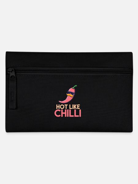 Hot like Chilli - Federtasche - Schwarz