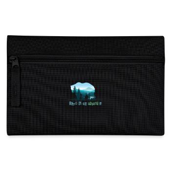Bear There is no Planet B - Pencil Case - black - Front