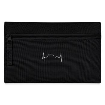 Cape Town Skyline Heart South Africa Love Table Mountain - Pencil Case - black - Front